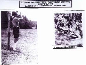 SCOUTS DE FRANCE 1ERE GROUPE BAYARD 1948 1954 N0025